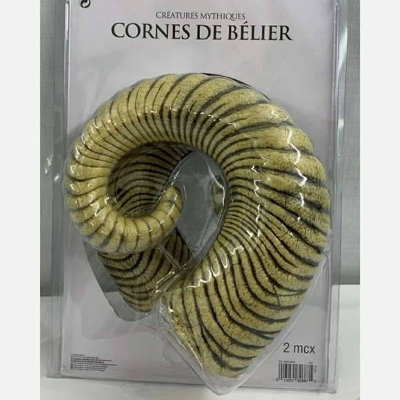 NWT Suit Yourself Ram Horns Halloween Costume Prop Devil Satan Demon Baphomet - Picture 2 of 2